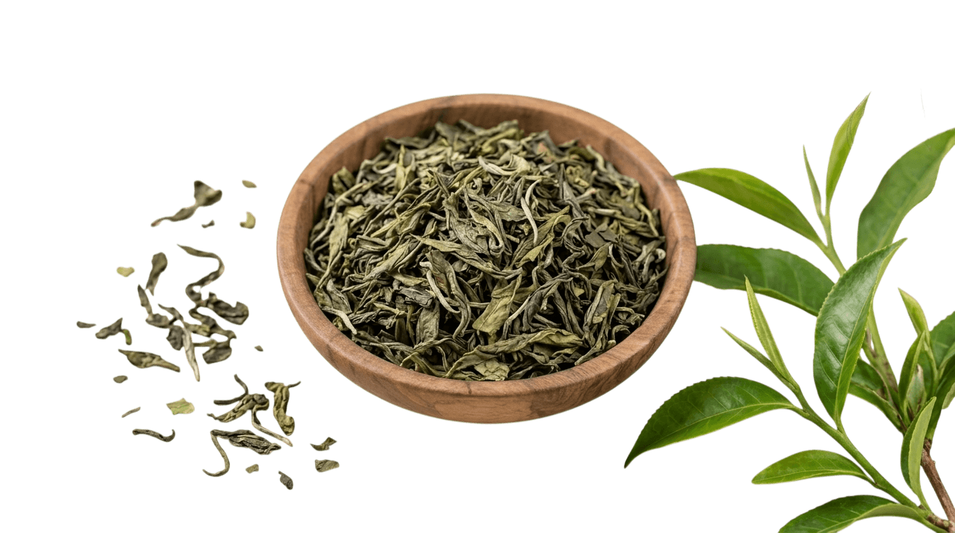 Authentic pure botanicals of Darjeeling Green Tea